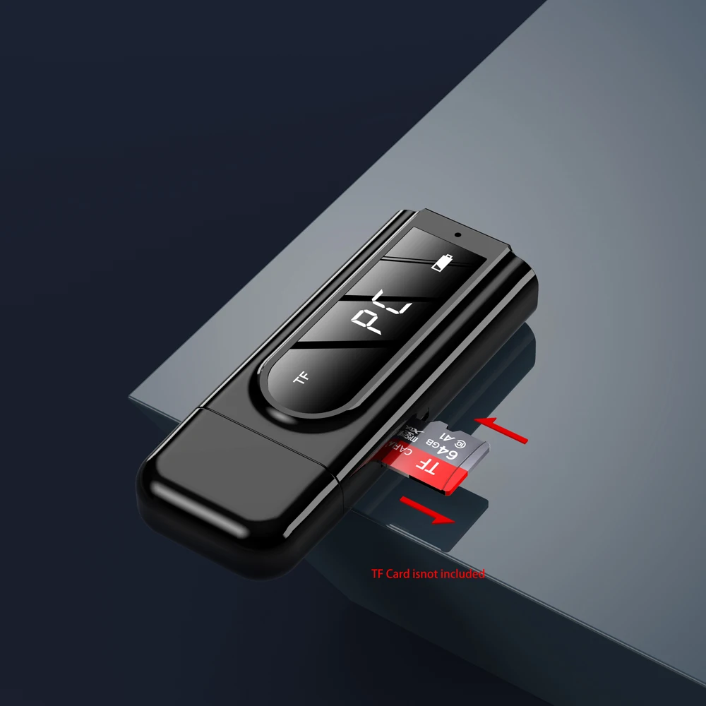 VAORLO-FM Receptor Transmissor, Adaptador Bluetooth 5.0, USB