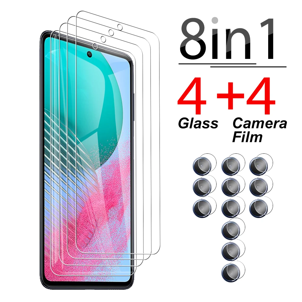 

8in1 HD Camera Lens Glass Protective For Samsung Galaxy M54 M53 M34 M31 Clear Protective film samsun M52 M33 screen protector