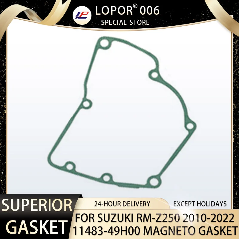 

LOPOR Motorcycle Engine Crankcase STARTER MAGNETO Cover Gasket Seal For SUZUKI RM-Z250 RMZ250 RM-Z RMZ 250 2010-2022
