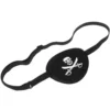 NUOLUX Adult Pirate Eye Patch Skull Crossbone Eye Patch Eye Mask for Halloween (Black) Skull eye mask 1