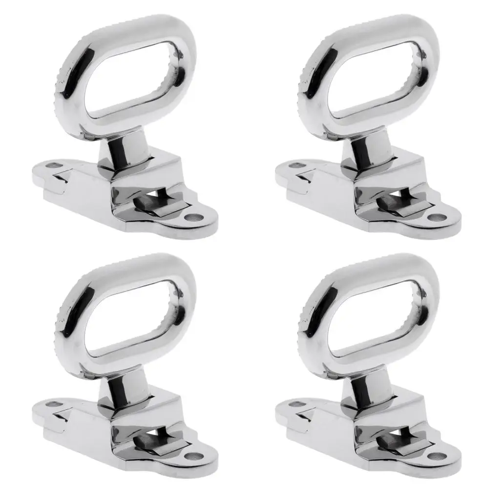 

4pcs Stainless Steel Boat Marine Mast Transom Ladder Step Small Assembly