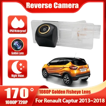 Telecamera posteriore per auto Full HD CCD RCA di alta qualità per Renault Captur 2013 2014 2015 2016 2017 2018 Telecamera retromarcia di backup