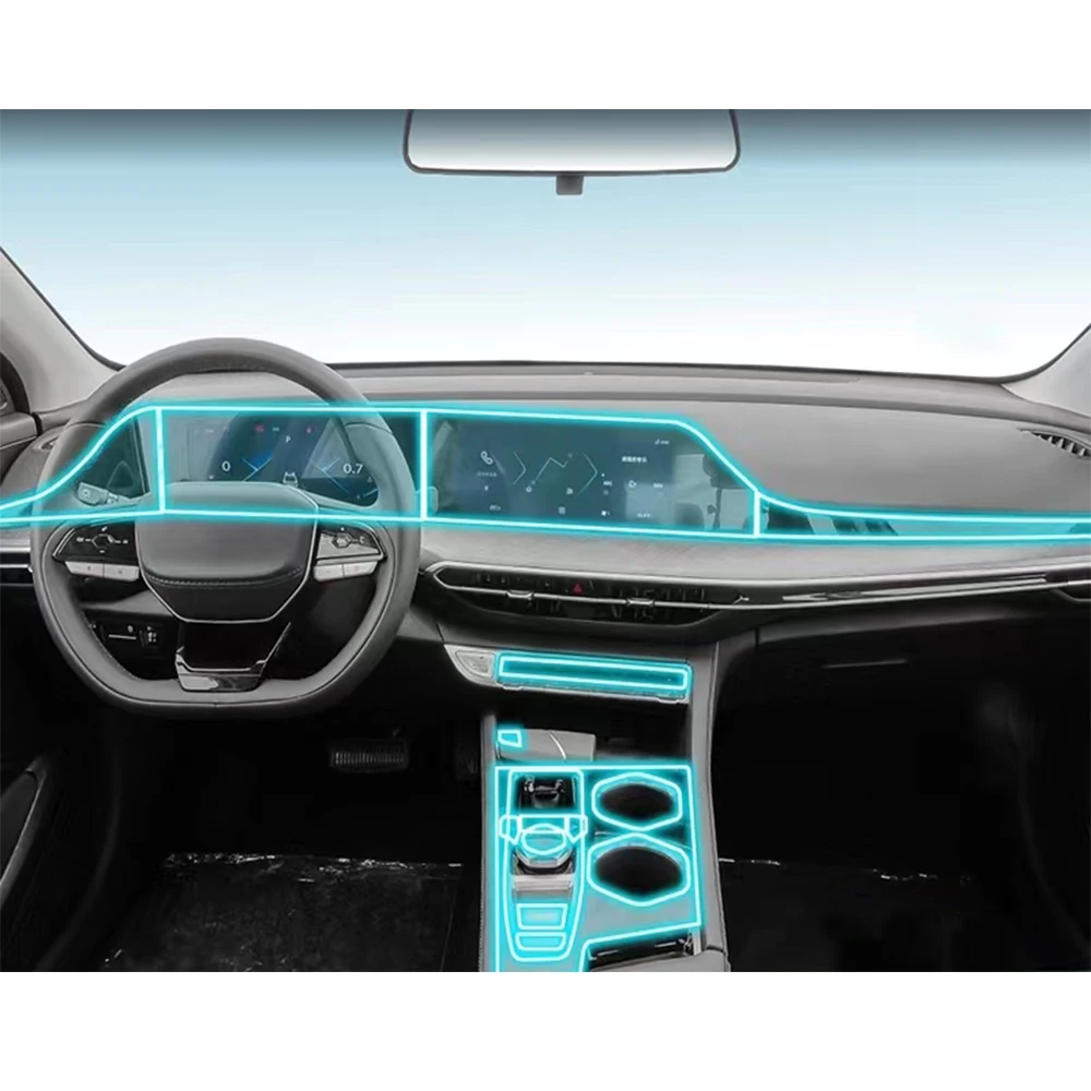 

For CHANGAN EADO PLUS 2020-2021 Car GPS navigation screen TPU Protective film Anti-scratch film Accessories