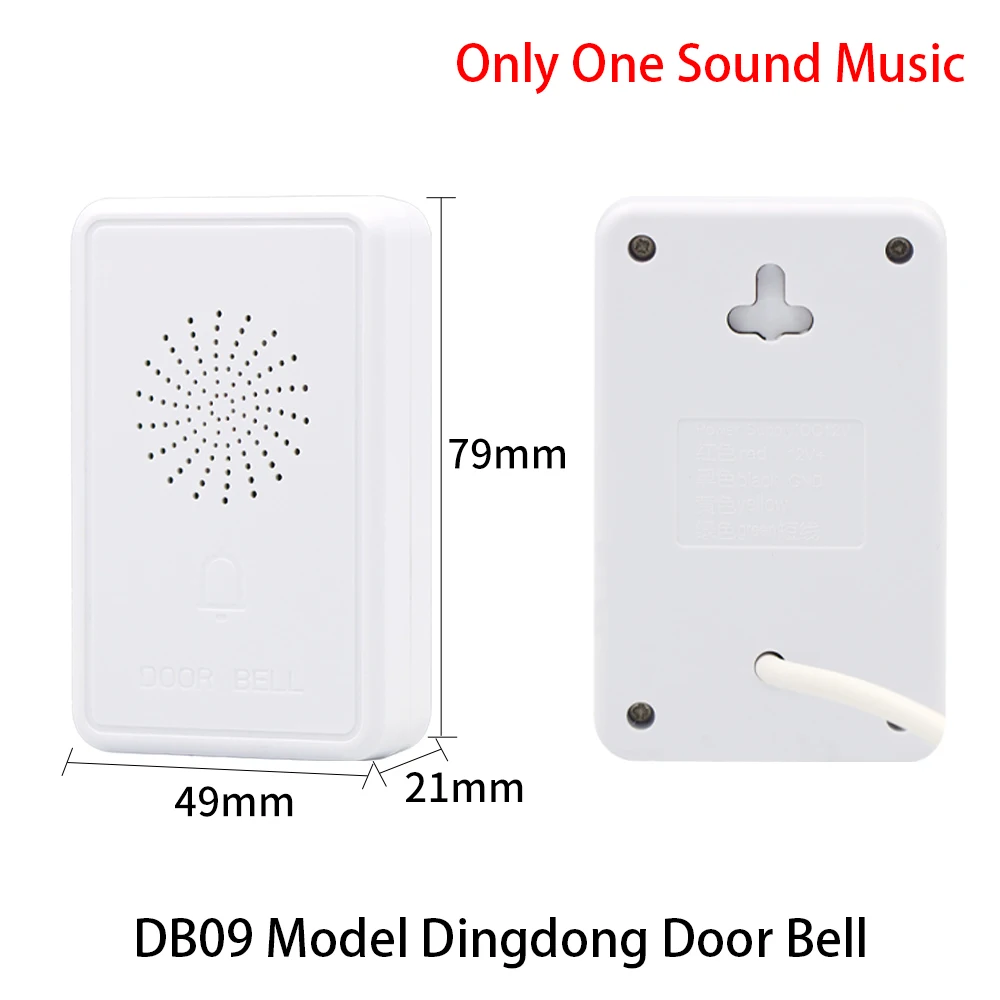 Vocal Wired Doorbell for Secure Access Control Systems
