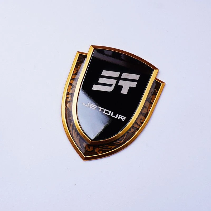 T1 T2 여행자 JETOUR x90 x95x70plus 여행자 3 차원 맞춤형 바디 장식 금속 측면 배지 자동차 엠블럼