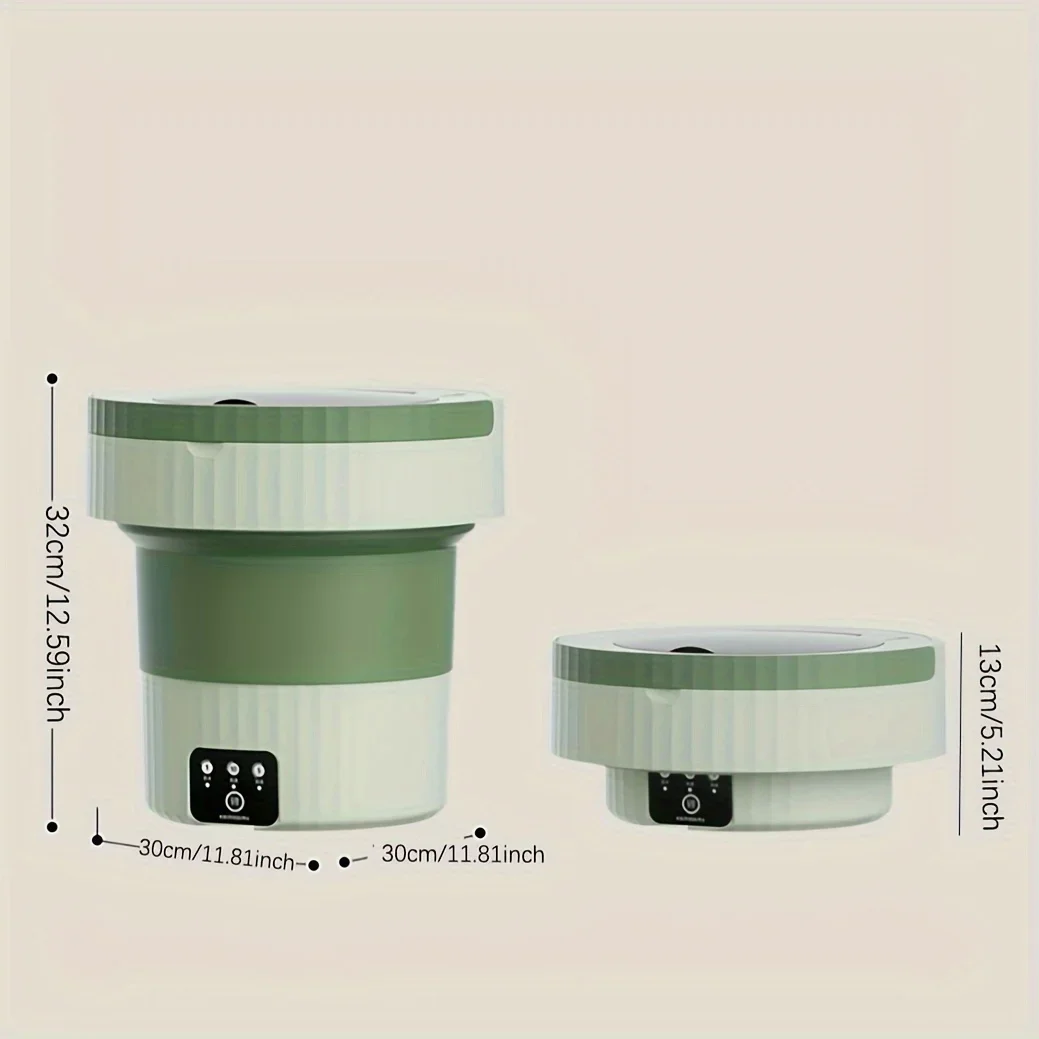 1 portable mini washing machine-perfect for underwear, apartments, camping, travel, RVs, and laundry rooms