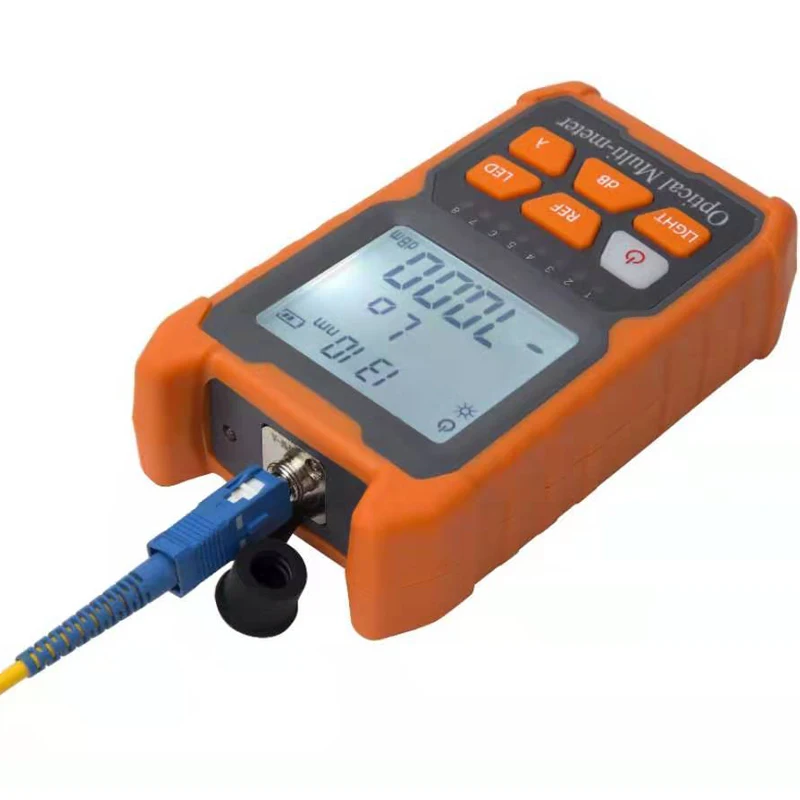 MINI OPM Handheld Mini Fiber Optical Power Meter Fiber Optical Cable Tester -70+6dBm or -50+26dBm