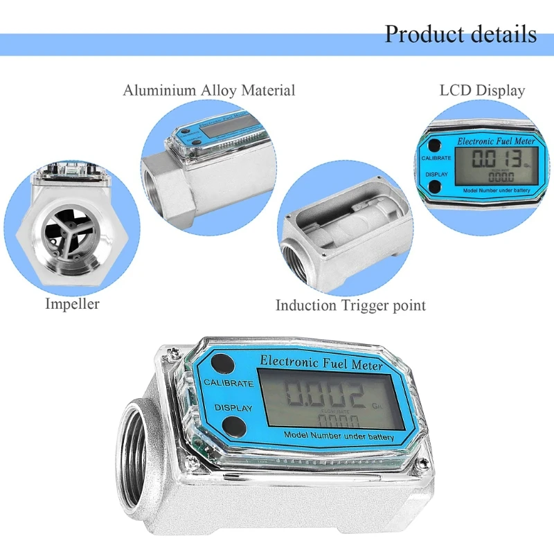 Liquid Meter Body Digital Meter Water Mini Digital for Turb