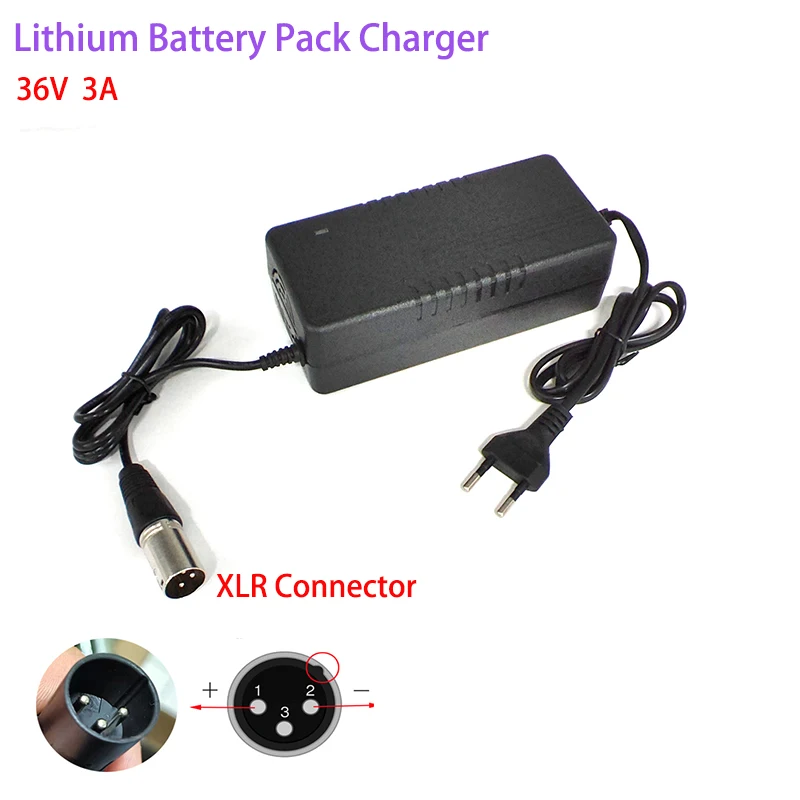

Оригинальное зарядное устройство для литиевых аккумуляторов 42 В, 3 А, 36 В, зарядное устройство для электрического велосипеда, встроенный охлаждающий вентилятор с XLR для батареи Hailong ebike