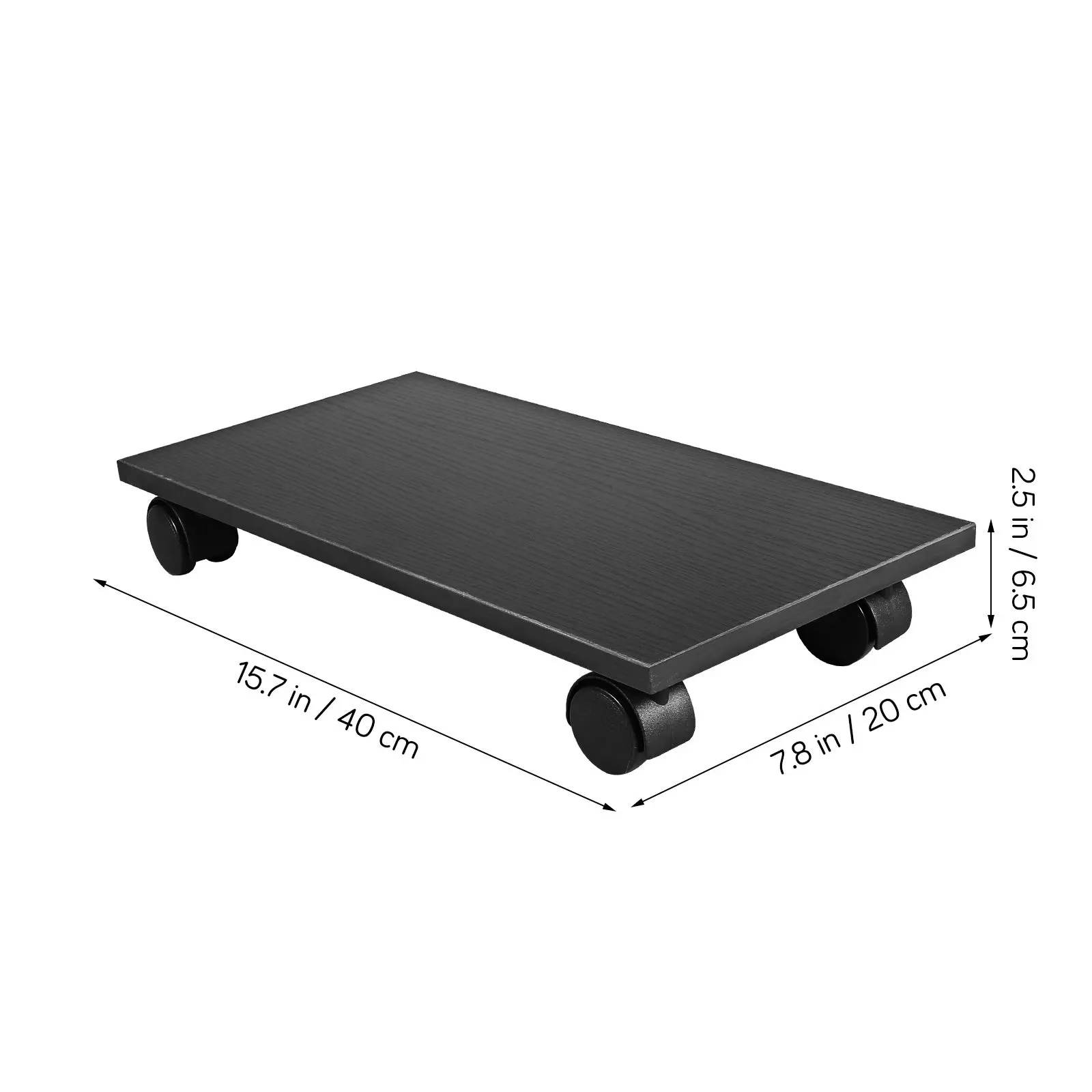 컴퓨터 타워 스탠드 이동식 조절 가능 CPU 홀더 4개의 회전 캐스터 휠 PC 플로어 카트 사무실 게임용 책상 아래 설치 가능