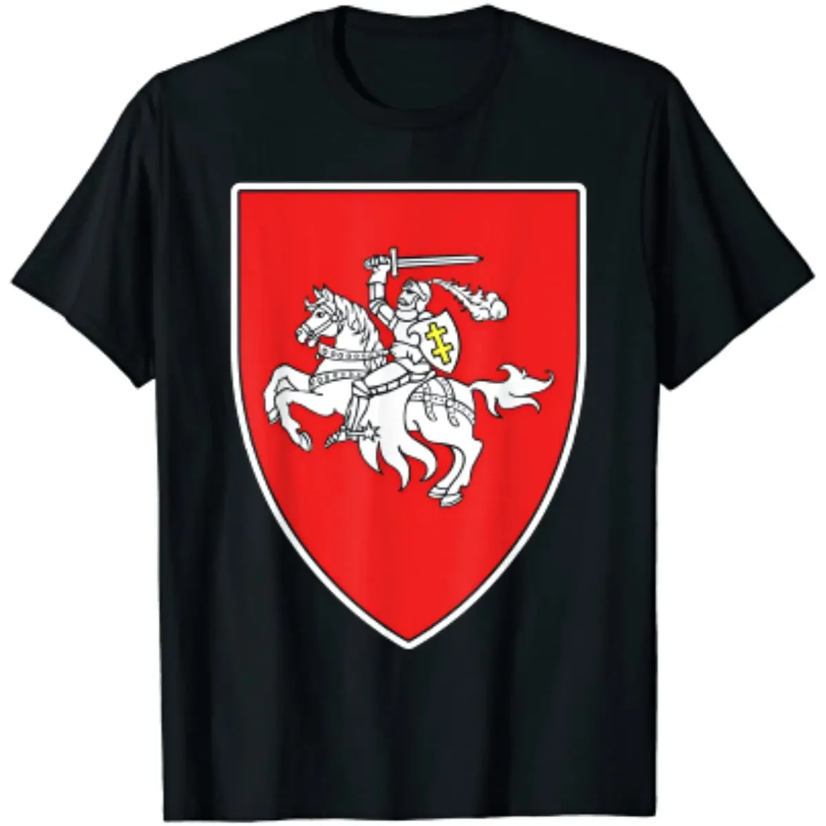 

Belarus Historical Crest Pagonia Belarus Pahonja Men T-Shirt Short Sleeve Casual Cotton O-Neck Summer Mens T Shirts