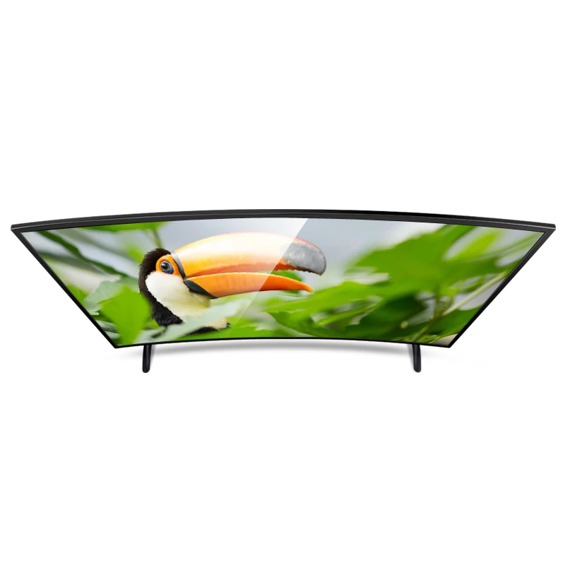 Smart Curved TV 52/55/58/60 inch led tv Android T2S2 smart tv smart  television 4k smart LCD - AliExpress