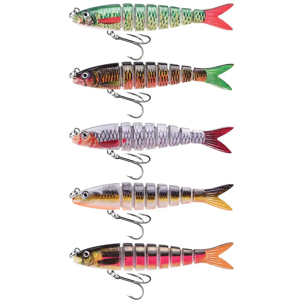 ABS Multi Jointed Swimbait Fishing Lures for Pike Bass Trout