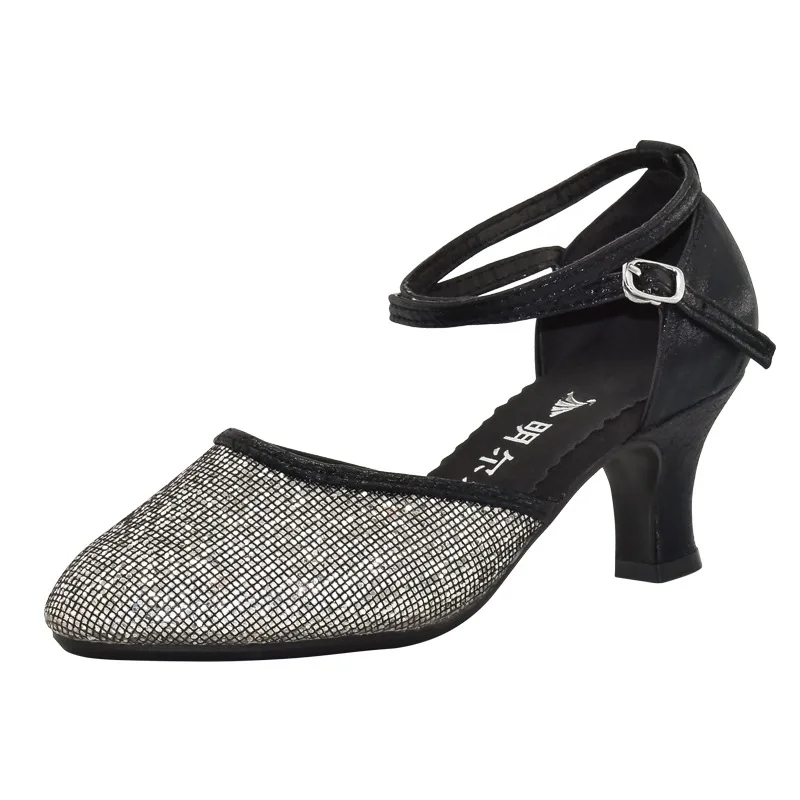

Ladies Girls Latin Dance Shoes Women Ballroom Tango Jazz Salsa Shoes 5.5cm Heel Outdoor Rubber Dancing Shoes Sneaker New Arrival