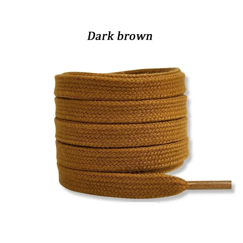 Vibrant Solid Color Cotton Shoelaces for All Ages - Variety of Lengths