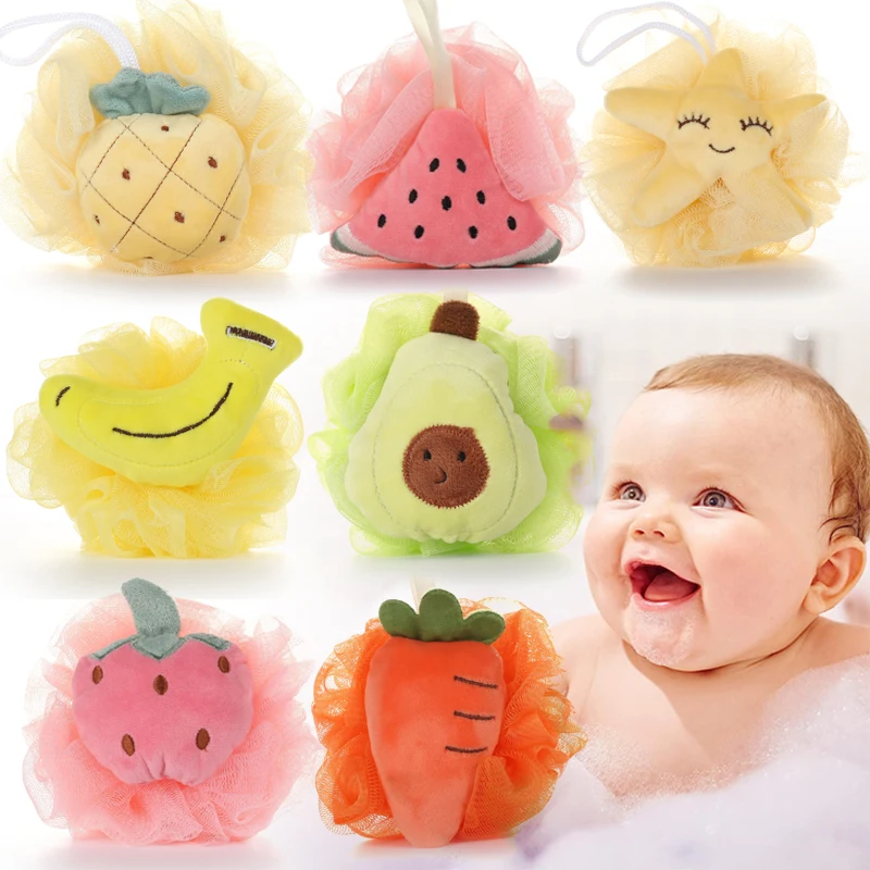 Bath Sponge Ball Shower Ball for Shampoo Body Wash Bubbles Bath Shower Accessories