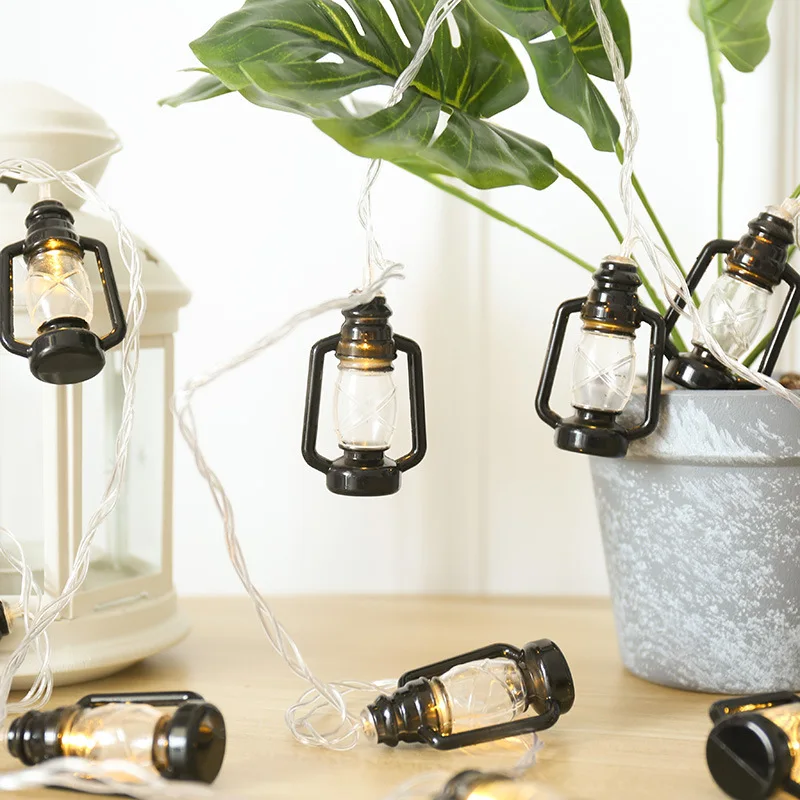 Vintage Lantern String Lights, 80 LED Decorative Lights for Home, Patio, and Garden
