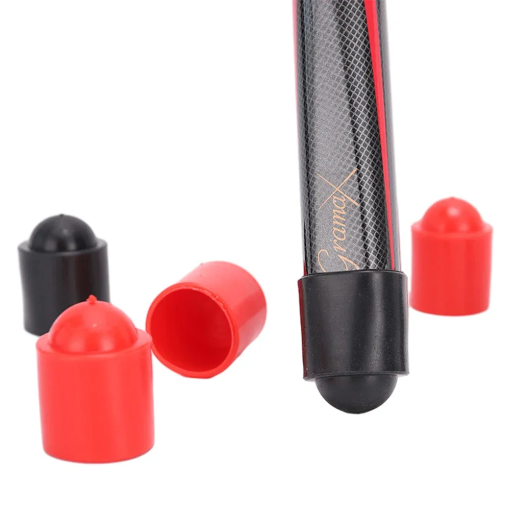 New 5/10PCS Rubber Billiard Cue Bottom Protective Cover Club Tail Absorber Anti-Collision Anti-Wear Snooker Billiard Accessories