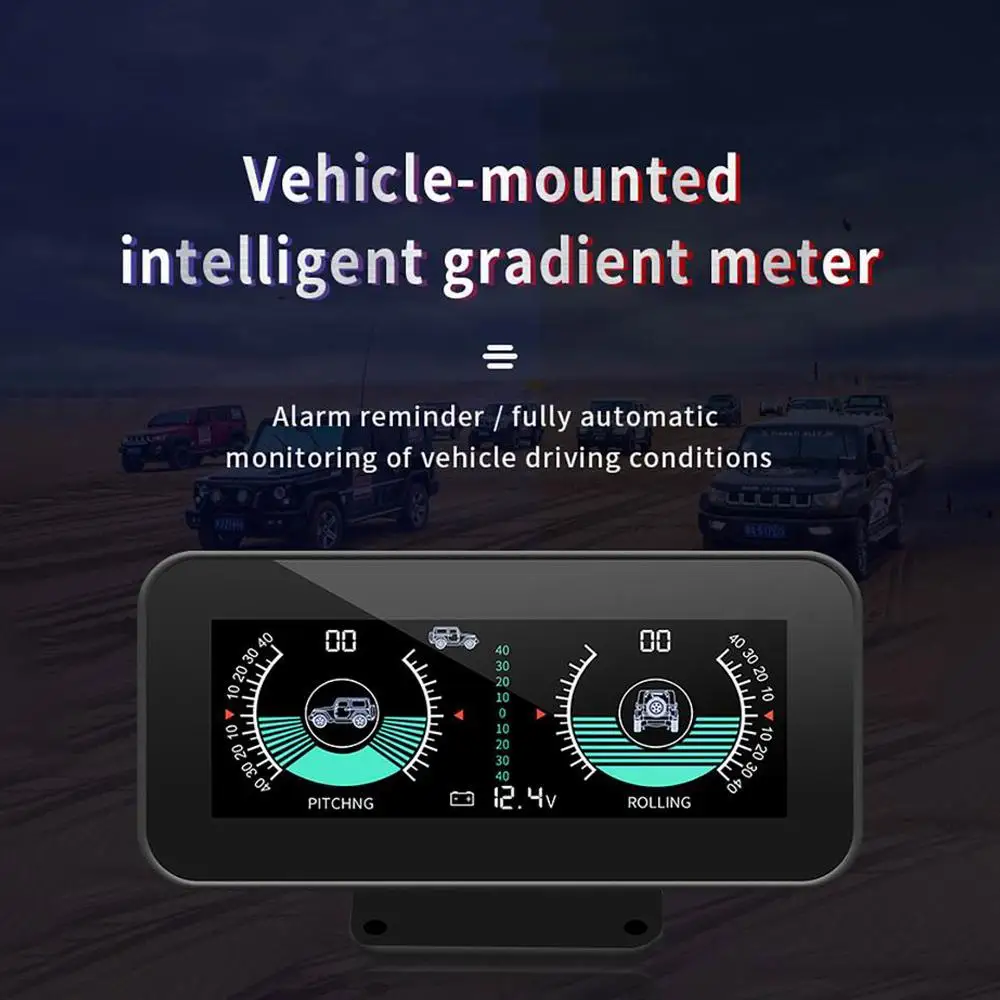 

Цифровой Инклинометр HUD M50, Спидометр с компасом, для внедорожников, бортовой компьютер 4x4, W5I3