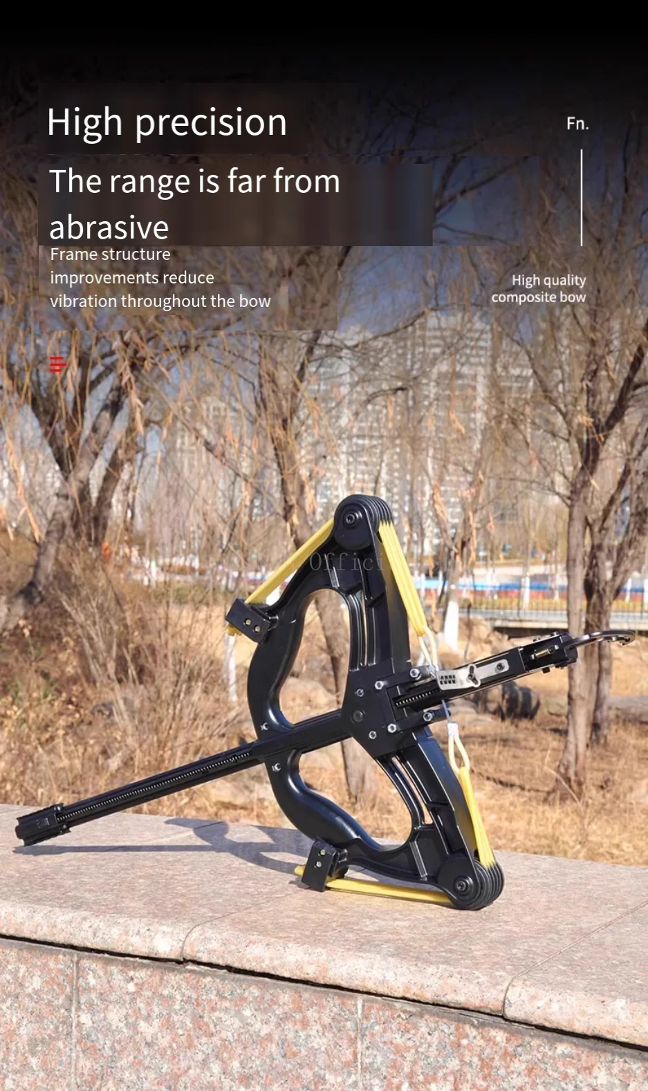Description Picture 6 of item60LBS Slingshot Laser All-metal Powershot Hunting Steel Ball Slingshot Composite Bow Steel Mini Infrared Compound Bow Set