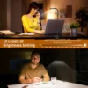 Desk Lamps LED Book Light USB Rechargeable Reading Light Warm Cool White Daylight Portable Flexible Easy Clip Night Reading Lamp 5
