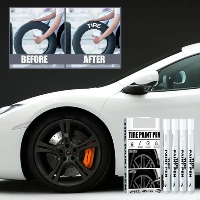 12PB White Paint Pen Paint Pen For Car Tires