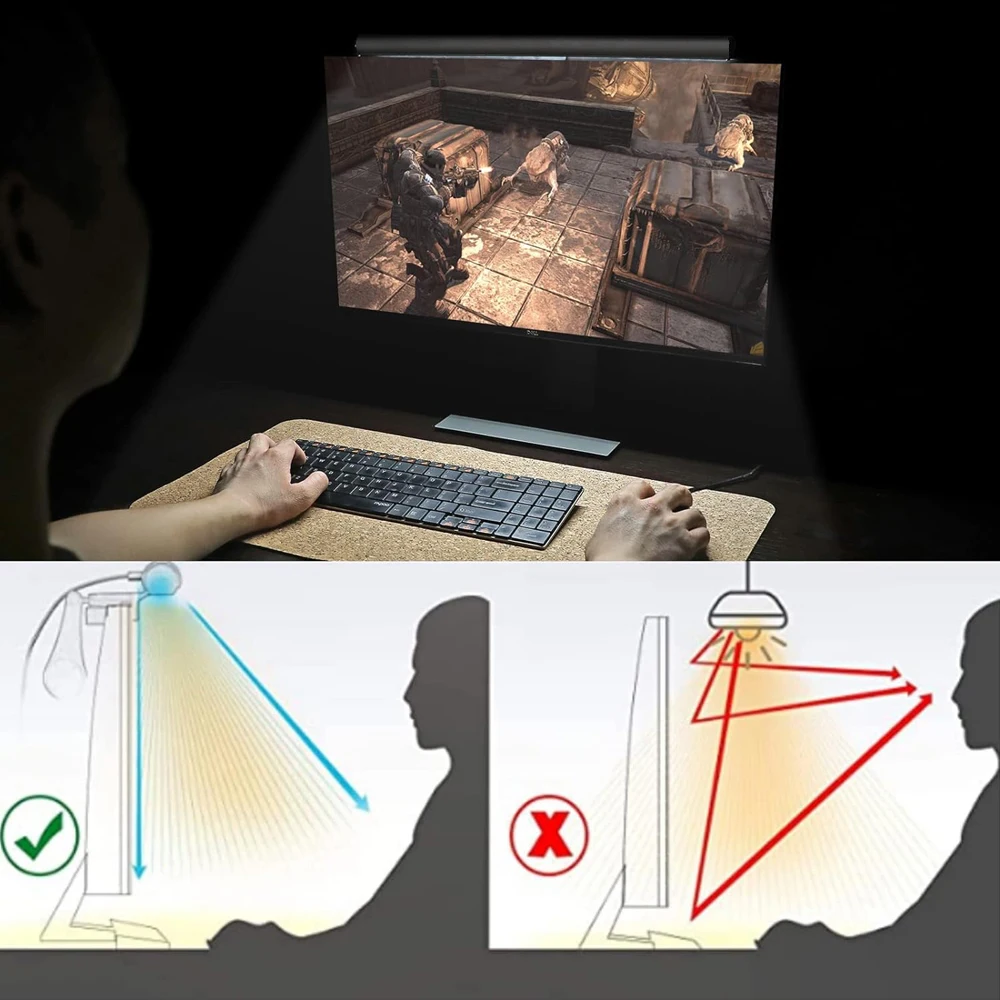New Screen Light Desk Lamp Computer Light Screen Hanging Light New Table Lamp LCD Monitor Light For Study Laptop USB Light 3
