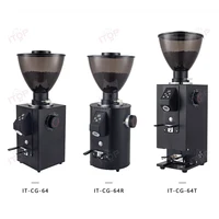 ITOP TCG64 Commercial Coffee Grinder 64mm Flat Burr 1000g Bean Hopper Time Quantification Espresso Coffee Grinding Machine 2