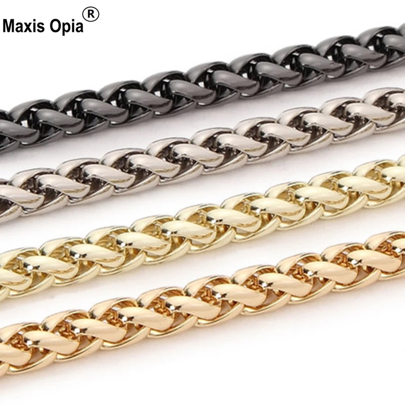 Cadena de Metal puro para bolso, accesorio de de alta resistencia, Anti plata, oro, bronce, bolso, BILLETERA, asas de repuesto Obag|Piezas y accesorios bolsos| - AliExpress