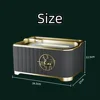 Home Desktop Tissue Box Multifunction Napkin Storage Boxes Living Room Remote Control Organizer Luxury Coffee Table Paper Holder 2