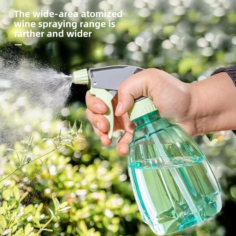 1/2Pcs Hand Press Spray Bottle Watering Can Gardening Plant Flower Irrigation Sprinkler Home Use Plant Watering Sprayer Bottle