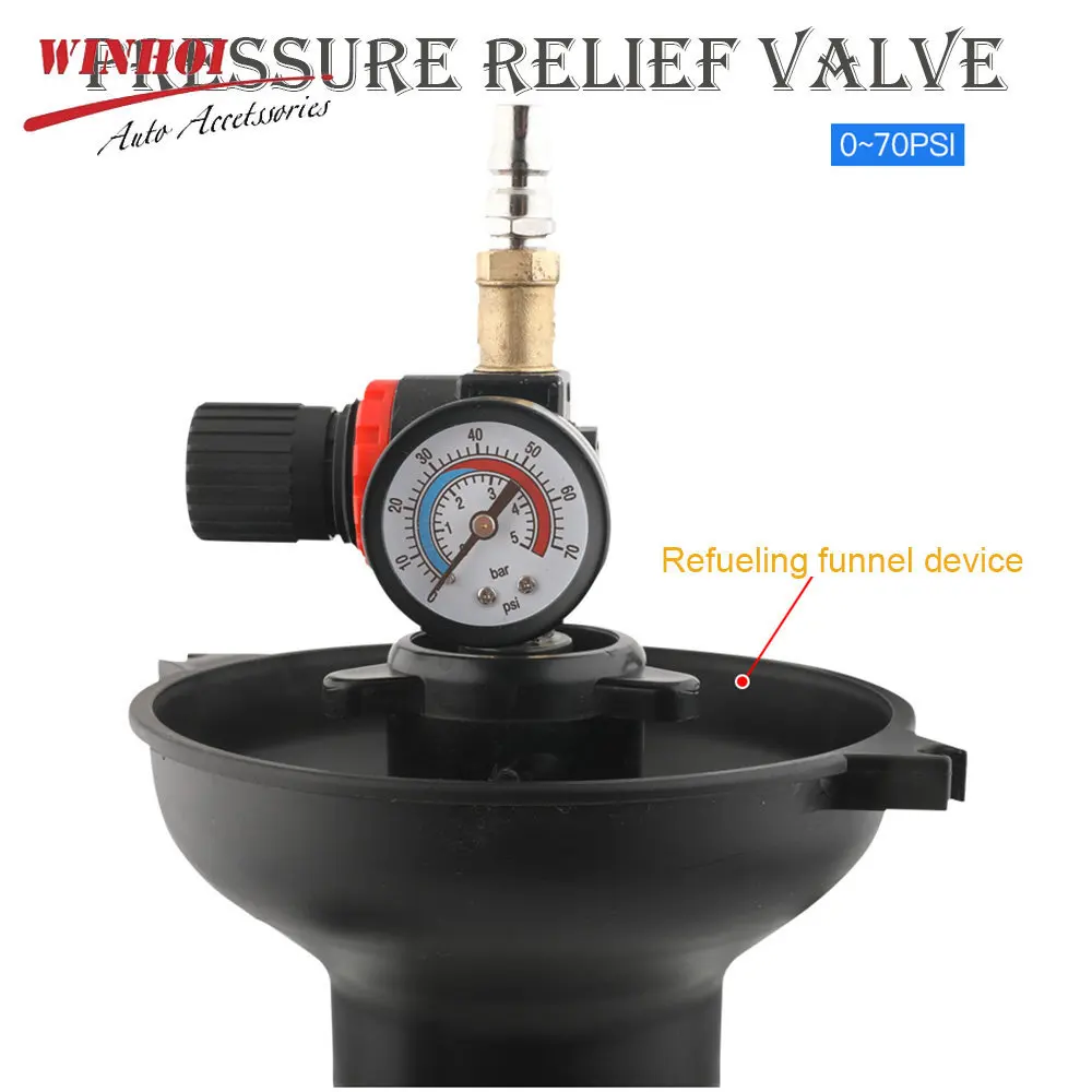 8L/5L Pneumatic Gear Oil Changer Syringe High Capacity Automotive Transmission Oil filling Tool Exchanger Replacement