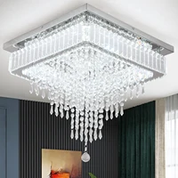 GreeLustr Modern Luxury Crystal Led Pendant Light Rain Drop Chandelier Ceiling Lamp Dining Living Room Nordic Decor Hanging 4