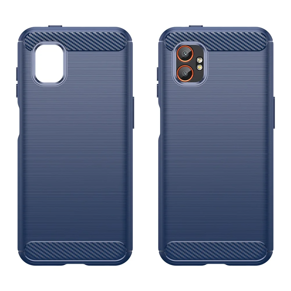 Carbon Brushed Rugged Armor TPU Soft Case