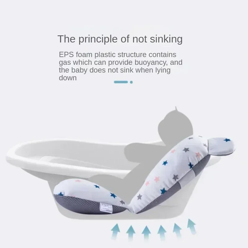 Baby Care Adjustable Infant Shower Bathtub Newborn Baby Bath Net Kids Safety Security Seat Support Toddler Bathing Cradle Bed