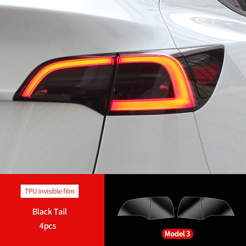 Für Tesla Modell 3 y s x tpu geschwärzt Scheinwerfer Rücklicht Nebels chein  werfer Schutz folie Scheinwerfer Rück leuchte Farbwechsel filme - AliExpress