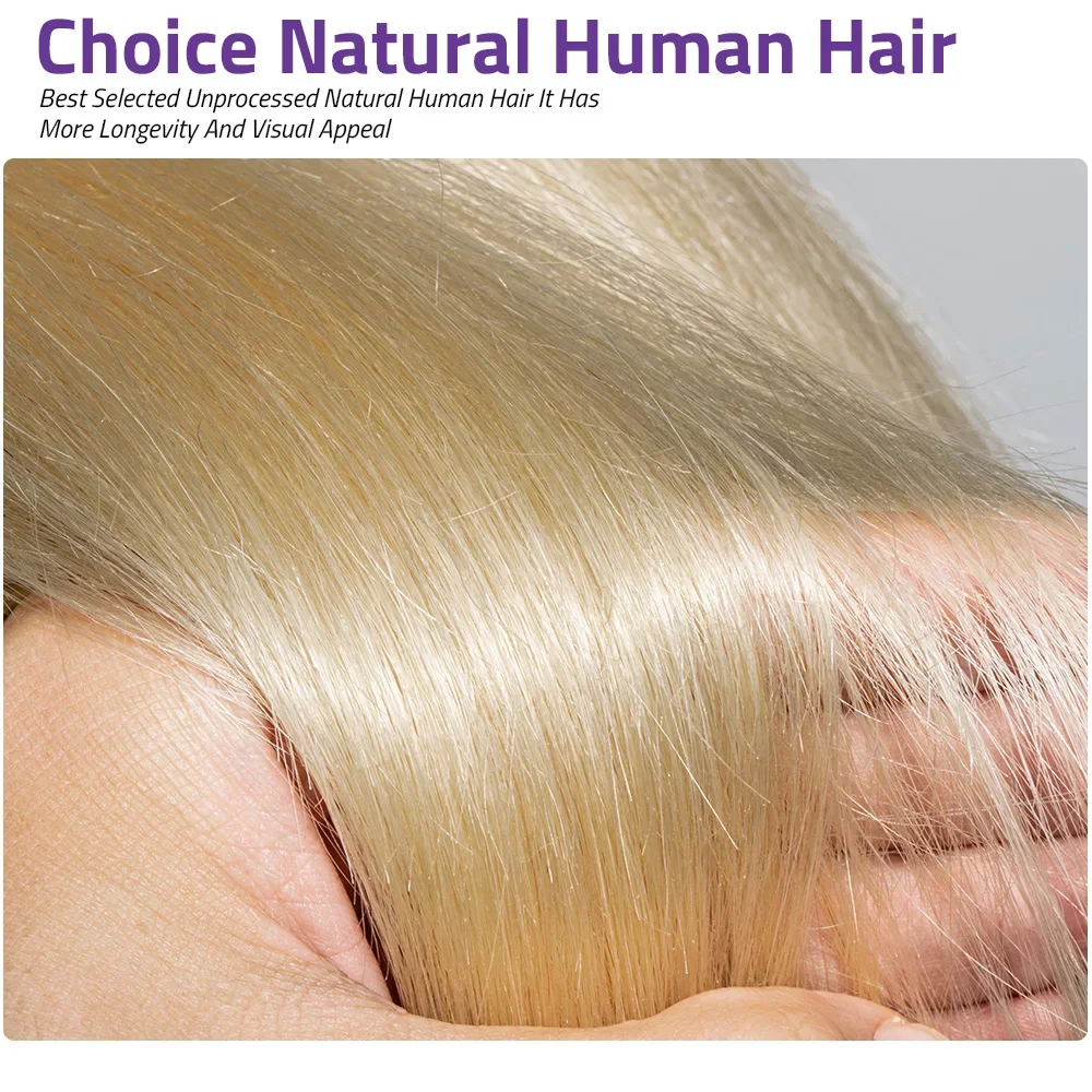 100% Human Hair Wigs 26 Inch Brazilian Bone Straight Lace Front Wig 613 Blonde 13x6 HD Transparent Lace Frontal Black Women human hair wig