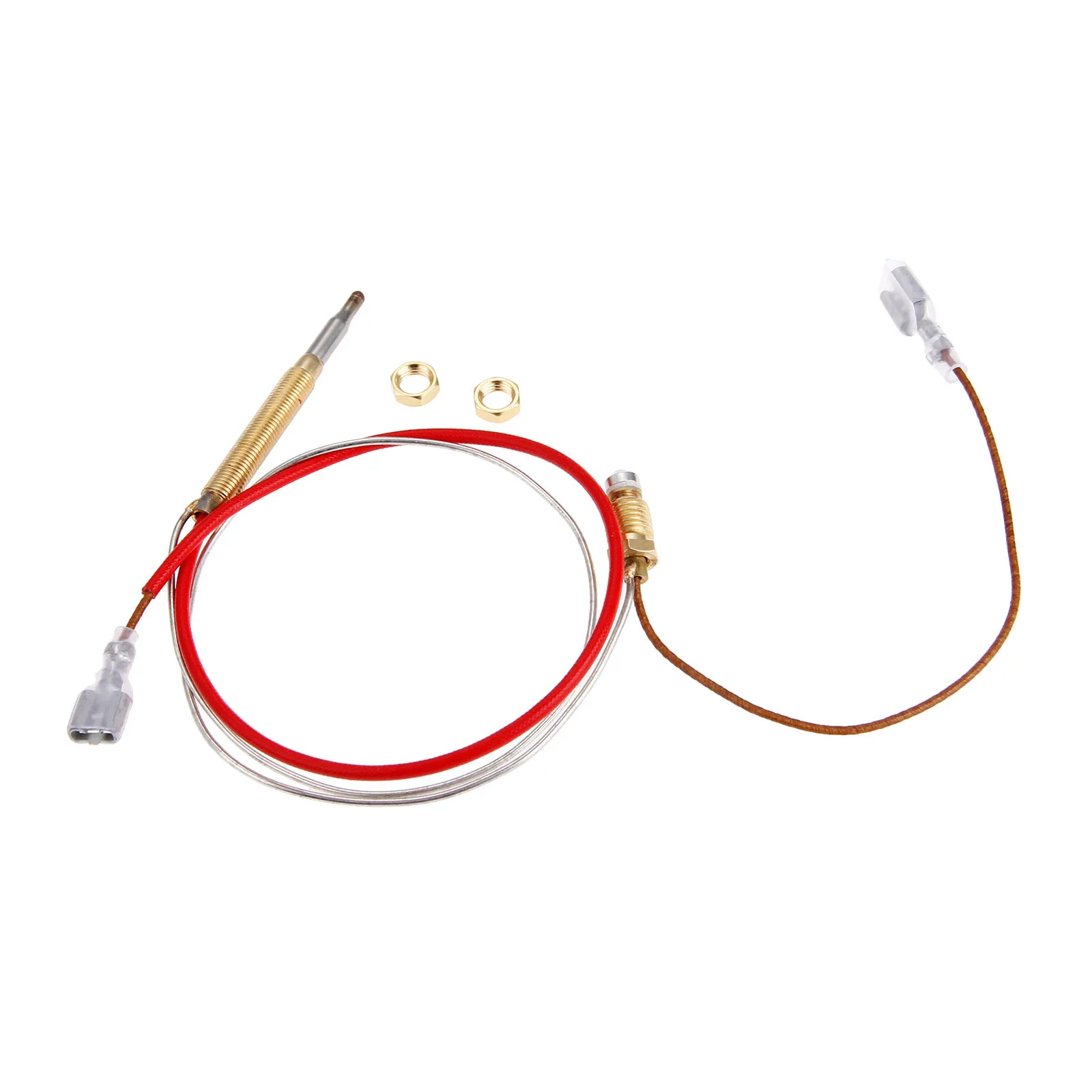 Outdoor Heater Thermocouple for Gas Patio Heater for BBQ Grill Fire Pit Fireplace Hose Connection M6*0.75 Head M8*1 End