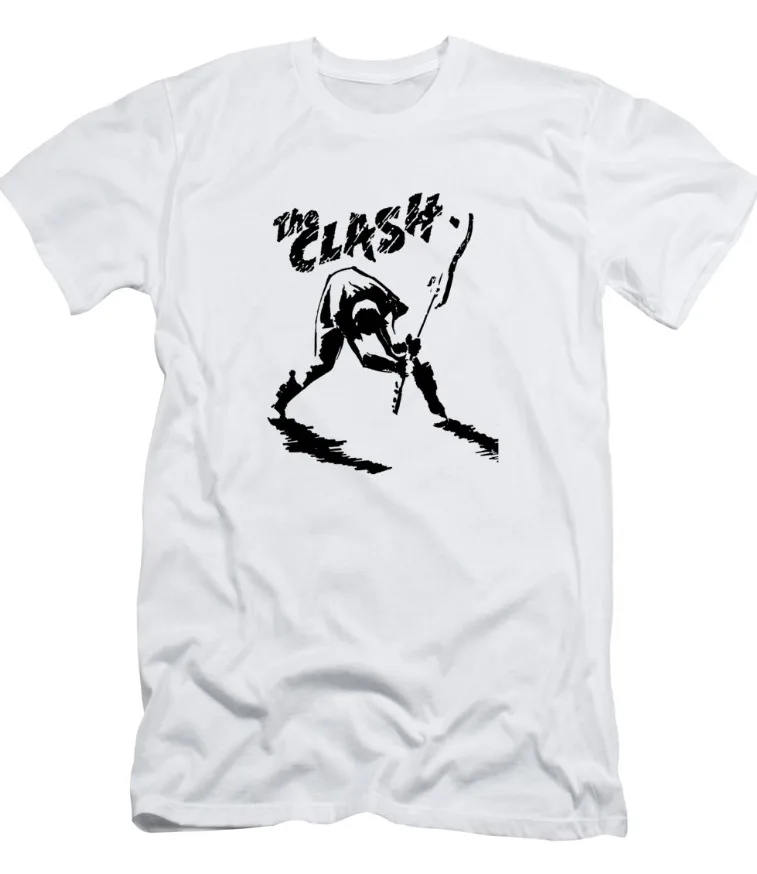 

Vtg The Clash Band Heavy Cotton All Size Unisex White Unisex Shirt