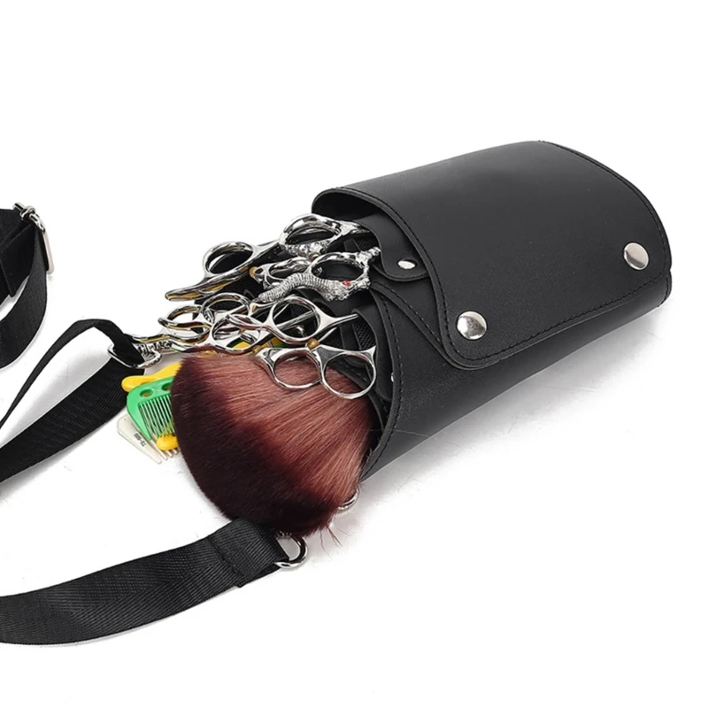 Barber Hair Scissor Bag Hairdressing Barber Holsters Bags Clips Comb Holder Tool Waist Pack Belt PU Bag Salon Supplies