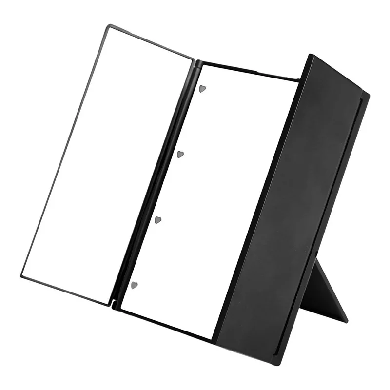 Fold LED Makeup Mirror with Light Vanity Lights Portable Makeup Pocket Mirrors Vanity Folding Led Mirror Lamp Hollywood