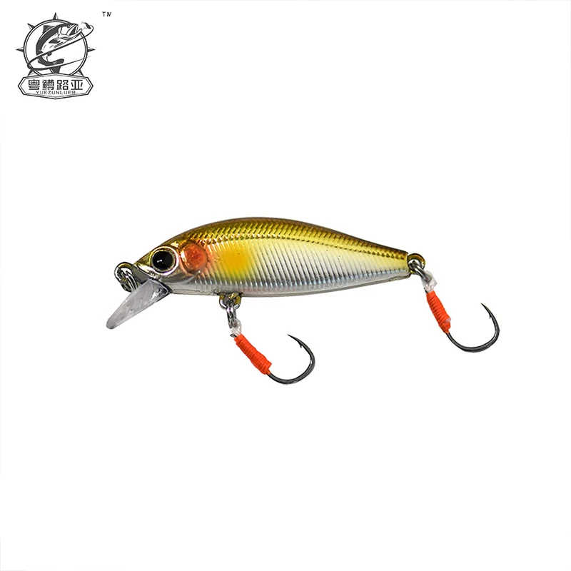 1Pcs Japanese Design 45mm 3.5g Sinking Minnow Wobblers Fishing Lure Artifical Plastic Baits For