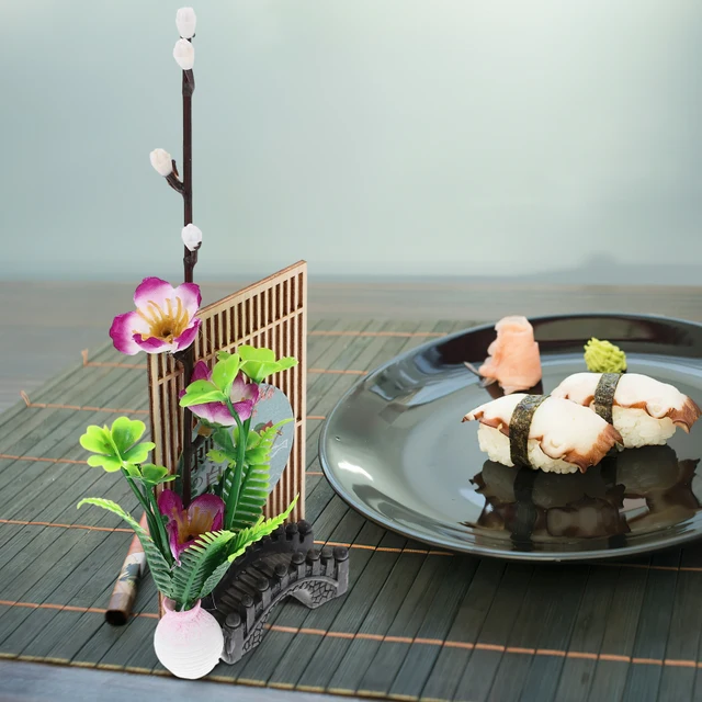 HOMSFOU Japanische Sushi-Deko: Künstliche Blumen Für Kalte Platten, Ideal Für Restaurant & DIY