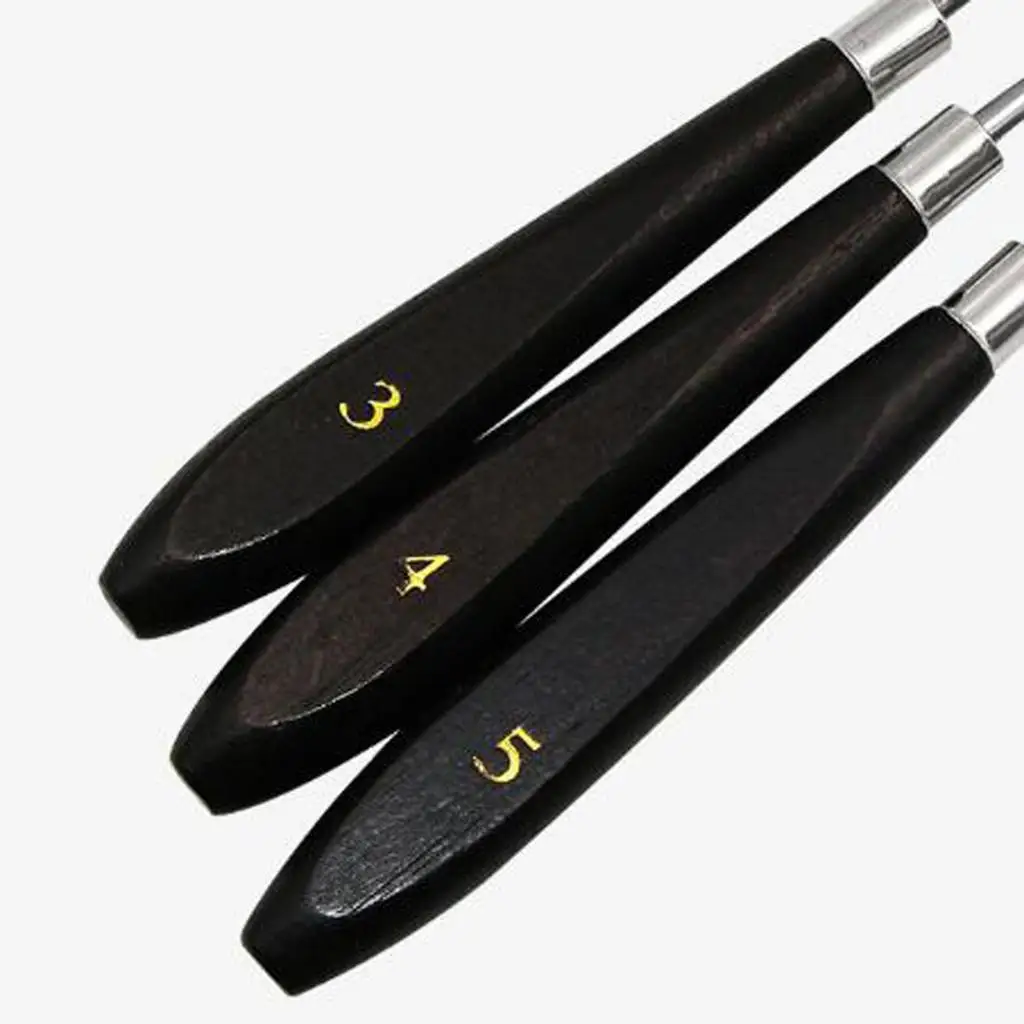 5개입 팔레트 나이프 금속 스패툴라 (오일/아크릴용)