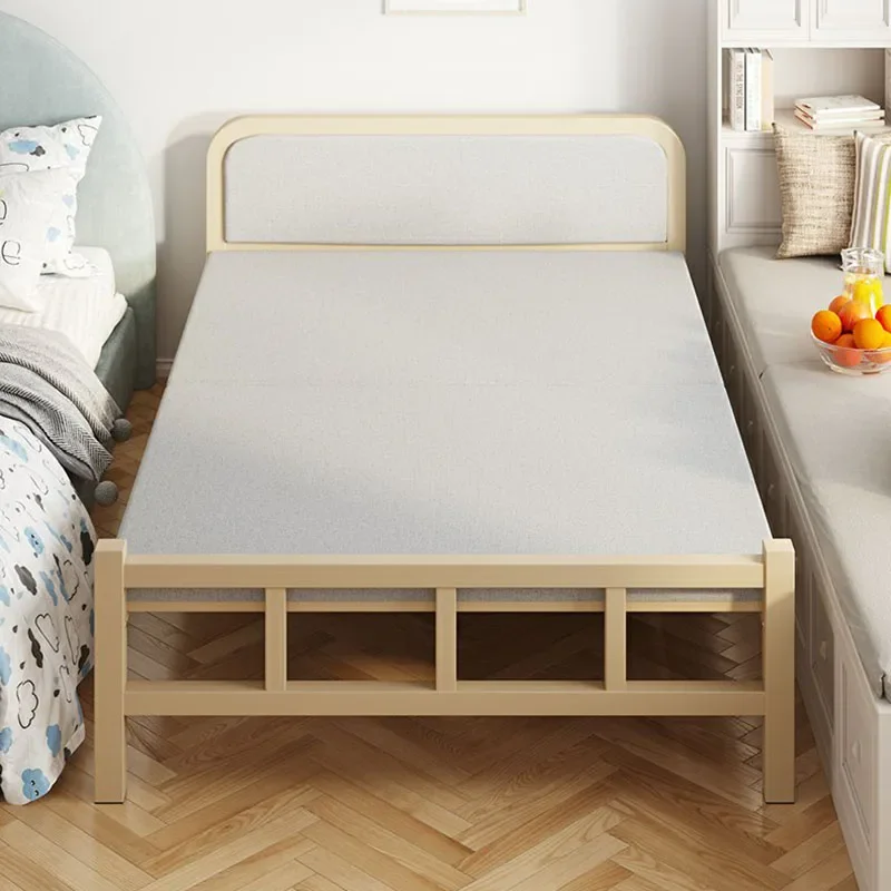 Folding King Single Bed Children Modern Living Room Storage Bed Frames Metal Adults Cama Dobravel Portatil Outdoor Furnitures