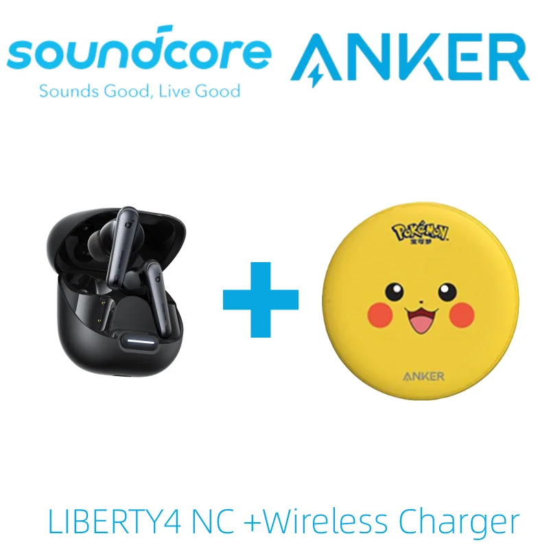 Soundcore by Anker Liberty 4 NC Wireless Noise Cancelling Earbuds, 98.5%  Noise Reduction,LDAC Hi-Res Sound, 50H Battery, - AliExpress