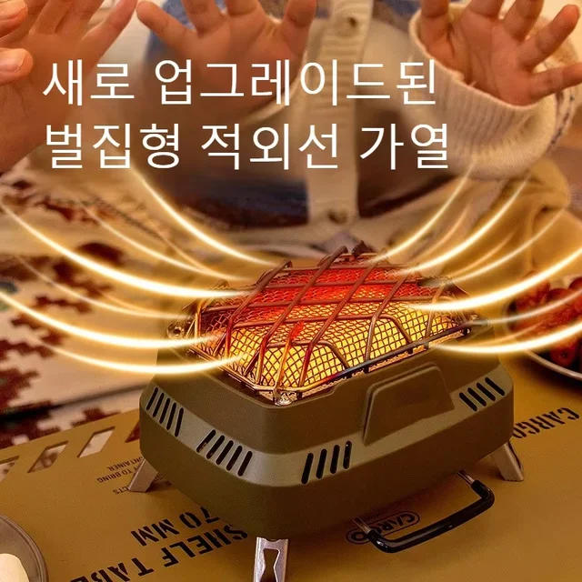 Portable Mini Dual-purpose Outdoor Multifunctional Heating Stove Infrared Stove Camping Stove Head Winter Camping for Heating 1