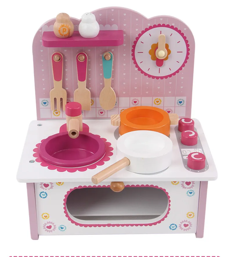 Baby Cooking Toy Kid Cooking Set Wooden 