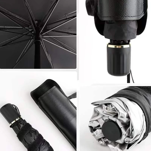 Új Autó Logó Összecsukható Nap Esernyő Szélvédő Uv Sun Shade Chery Tiggo 3 4 5 7 Pro 8 5X Car Protections - Image 6