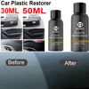 30ml/50ml Car Plastic Restorer Waterproof Plastic Refurbisher Rainproof Plastic Refreshing Coating Automotive Interior Cleaning 1
